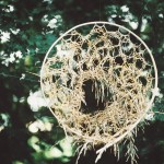 grass crochet circle